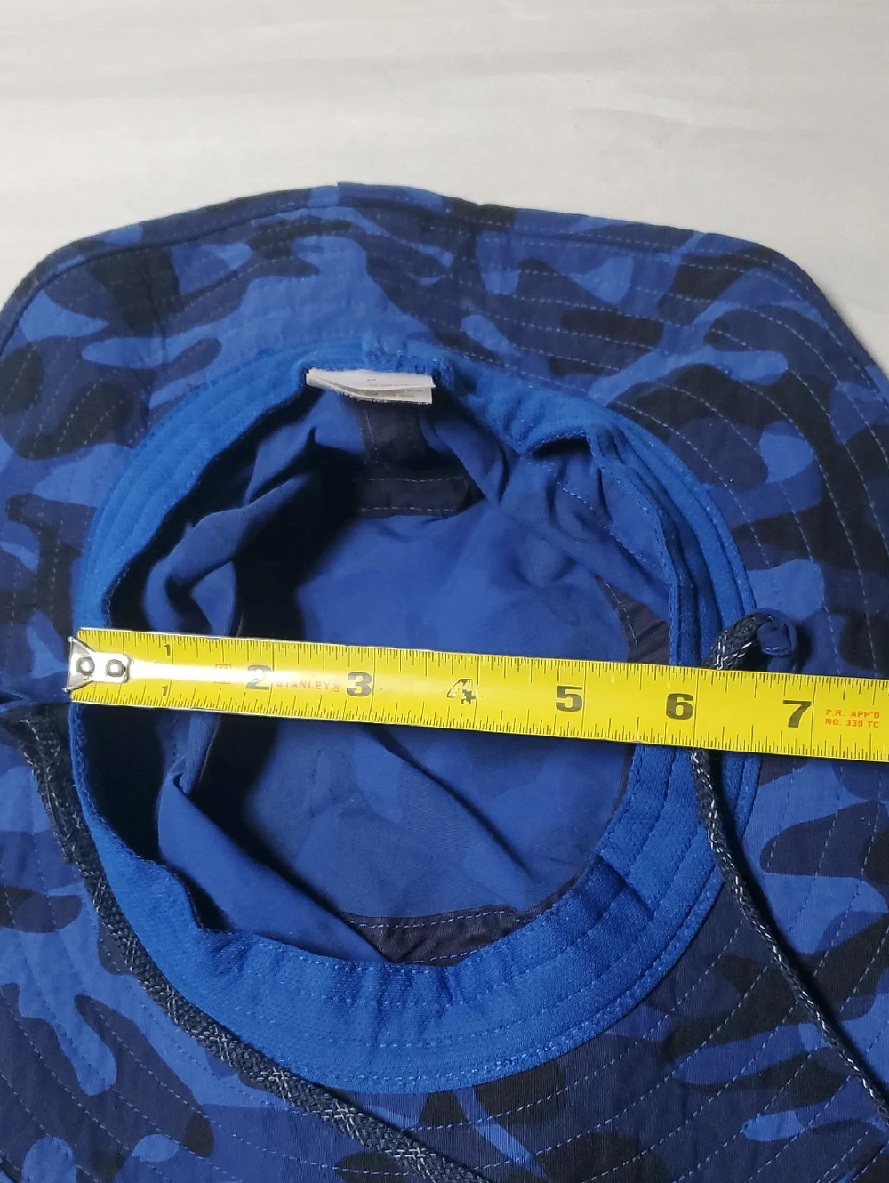Hanna Andersson Kids Sun Hat Size Medium Blue Camo Outdoors Travel Vacation